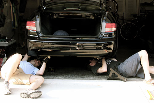 Dropping the Accord Exhaust