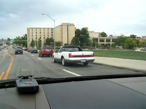 White Lincoln closer...