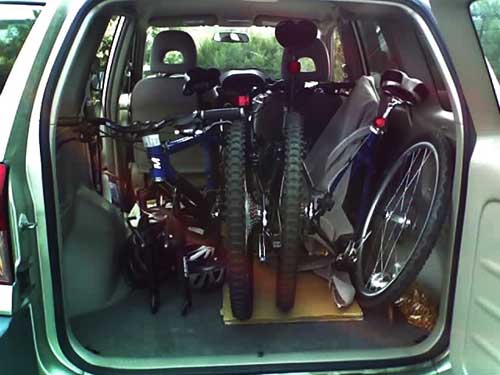 RAV4 with bikes