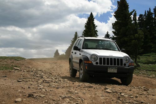 Jeep on Georgia Pass