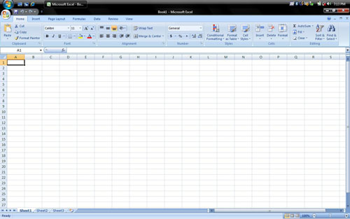 Excel 2007 in Vista
