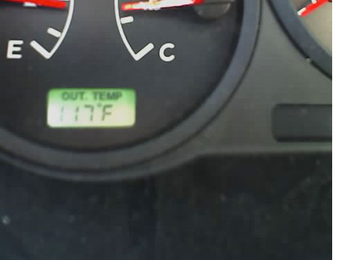 117 deg. F