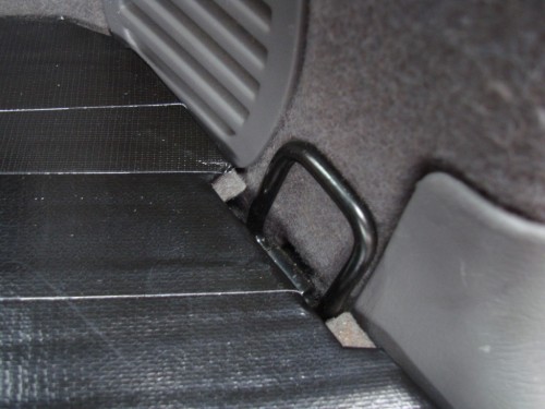 Duct Tape Cargo Mat Detail