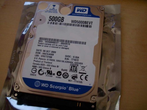WD Scorpio Blue 500GB SATA