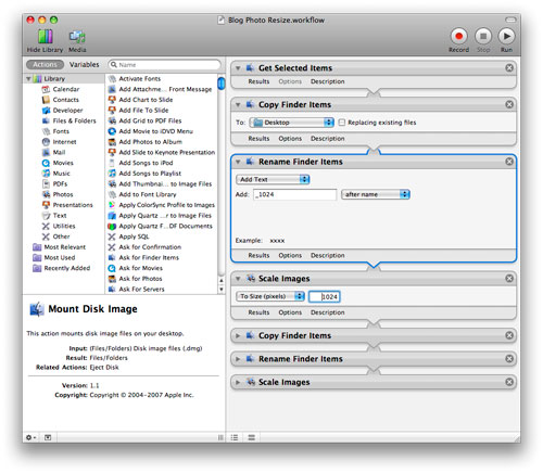 Automated Image Resizing in OS X