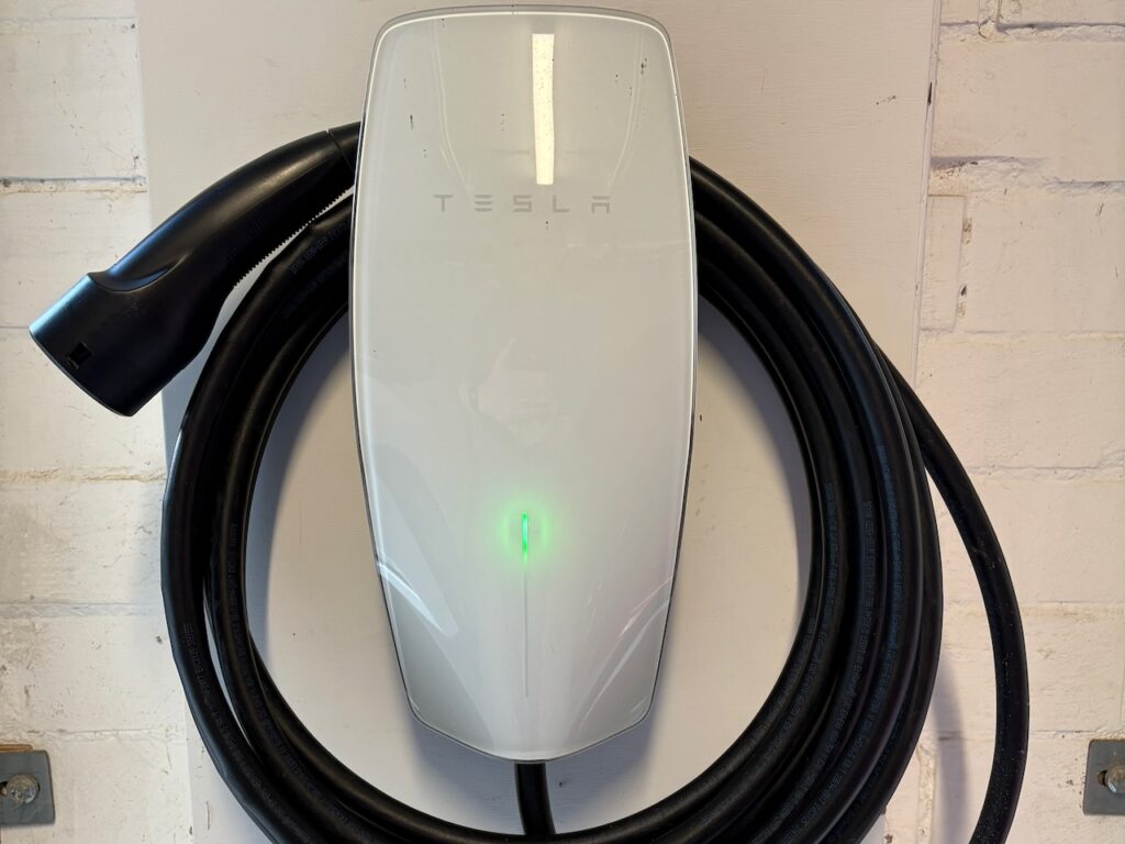A Tesla Wall Connector V3